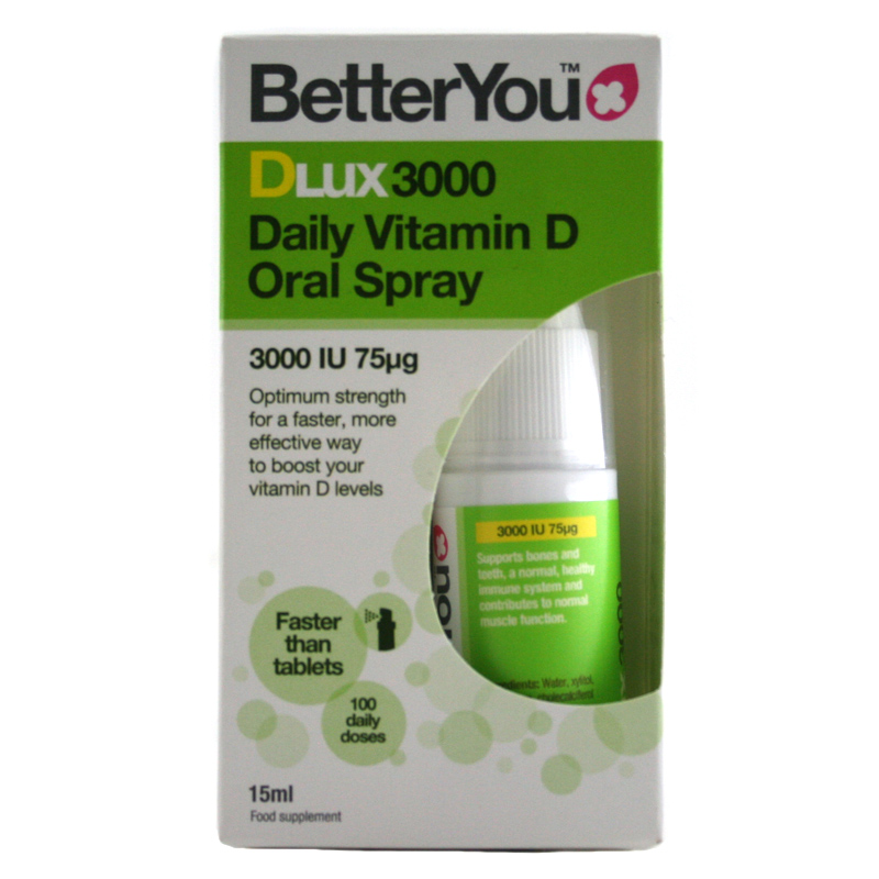 Details About Betteryou Dlux 3000iu Daily Vitamin D Oral Spray 15ml
