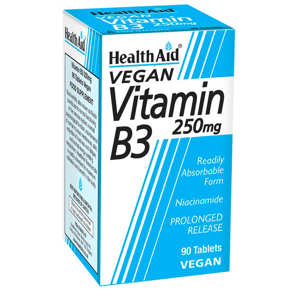 Health Aid Vitamin B3 (Niacinamide) 250mg 90 tablets eBay