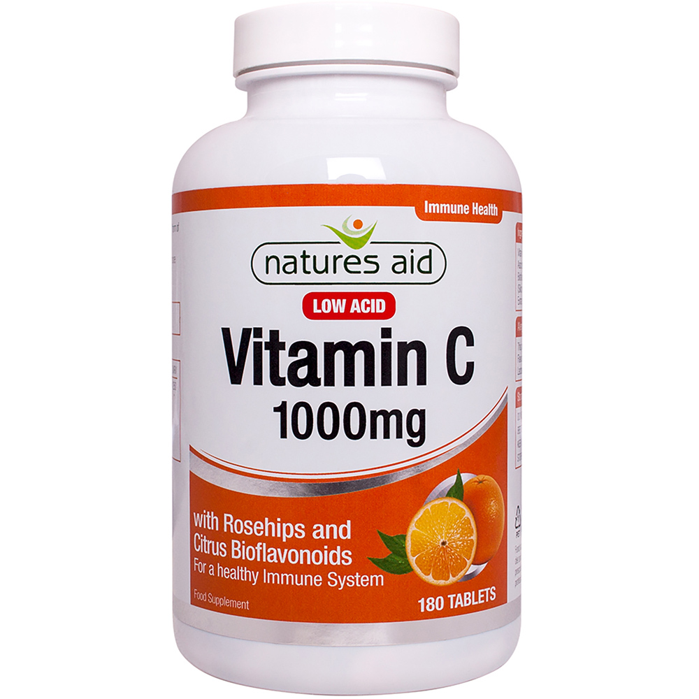 Natures Aid Low Acid Vitamin C 1000mg From Natures Aid Wwsm