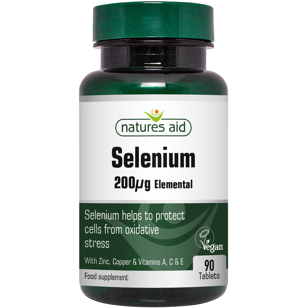Natures Aid Selenium 200µg With Zinc, Copper & Vitamins A, C & E 90
