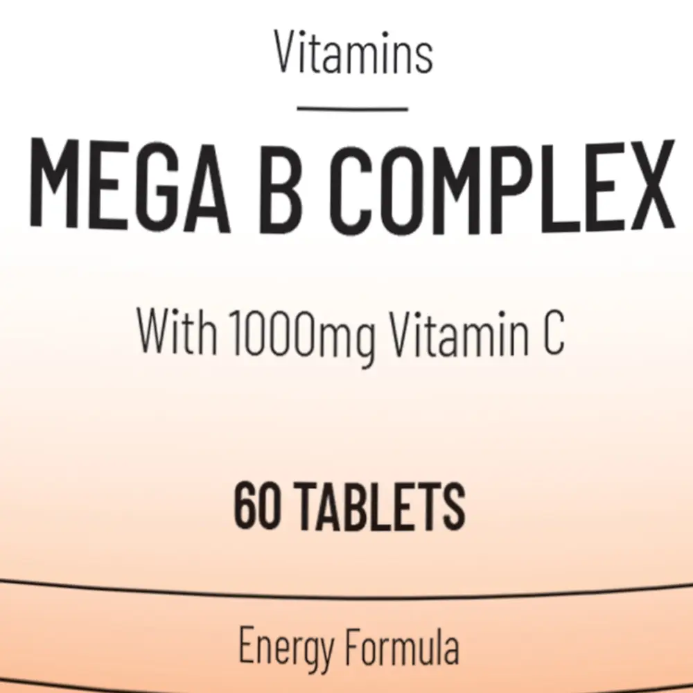 Quest Mega B Complex With Vitamin C 60 TABLETS